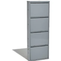 Rangement|Gifi Meuble à chaussures Pittsburgh gris anthracite