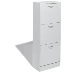 Rangement|Gifi Meuble à chaussures Utah blanc 3 tiroirs