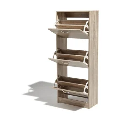 Rangement|Gifi Meuble à chaussures Utah naturel 3 tiroirs