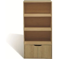 Rangement|Gifi Meuble 3 étagères 2 portes mdf