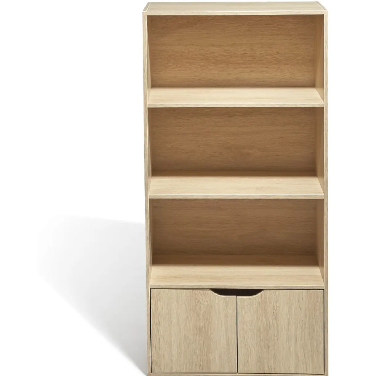 Rangement|Gifi Meuble 3 étagères 2 portes mdf