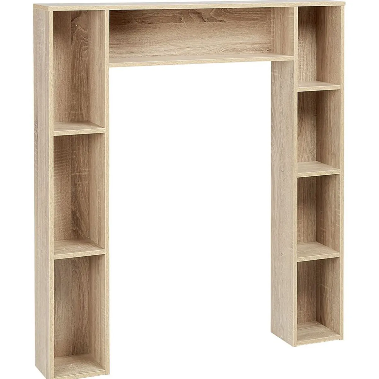 Clearance Gifi Meuble contour WC couleur naturel H.100 cm