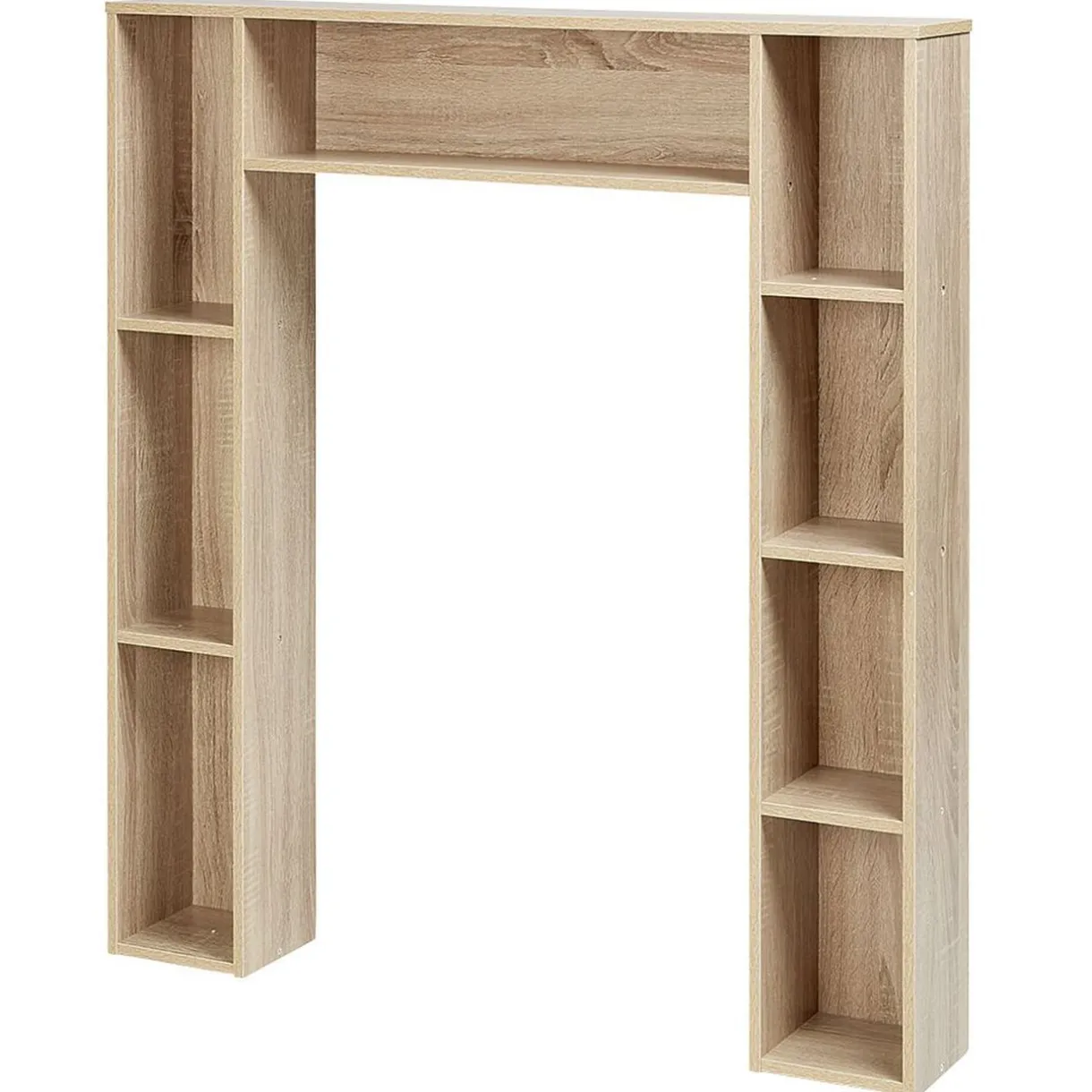 Clearance Gifi Meuble contour WC couleur naturel H.100 cm