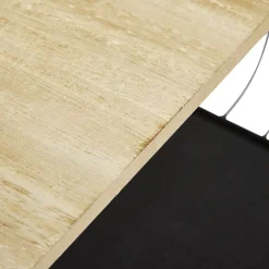 Rangement|Gifi Meuble de rangement à roulettes 1 étagère métal et bois 28x43,5xH52cm