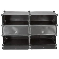 Rangement|Gifi Meuble de rangement 6 tiroirs noir