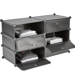 Rangement|Gifi Meuble de rangement 6 tiroirs noir