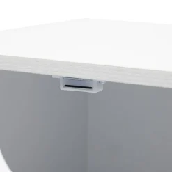 Rangement|Gifi Meuble de rangement Adam 4 cases Blanc 60x29,8xH60 cm