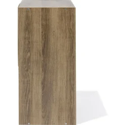 Rangement|Gifi Meuble de rangement Adam 4 cases Marron 60x29,8xH60 cm