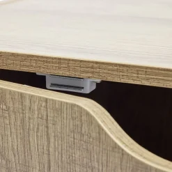 Rangement|Gifi Meuble de rangement Adam 6 cases Marron 60x29,8xH90 cm