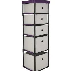 Rangement|Gifi Meuble de rangement dressing 5 tiroirs