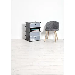 Rangement|Gifi Meuble de rangement modulable 4 niveaux