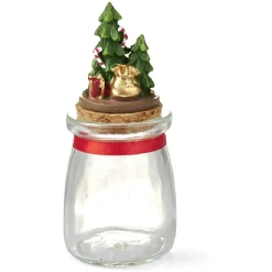 Mini bonbonnière de Noël en verre^Gifi Online