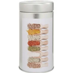 Mini boîte en métal décor épices^Gifi Sale