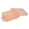 Rangement|Gifi Mini boîte en plastique rose fermeture clips 0,20L x2