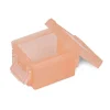 Rangement|Gifi Mini boîte en plastique rose fermeture clips 0,30L x3