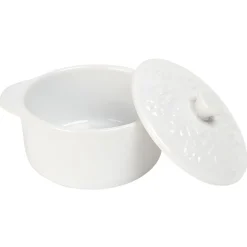 Mini cocotte céramique blanc x2^Gifi Discount
