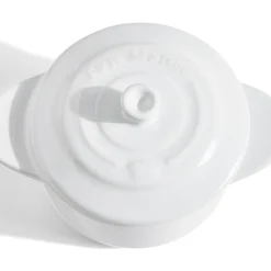 Mini cocotte individuelle en céramique avec couvercle - gris ou blanc^Gifi Sale