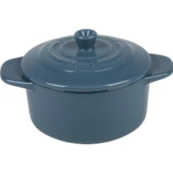Mini cocotte ronde bleu canard^Gifi Hot