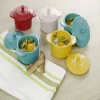 Mini cocotte ronde bleu turquoise^Gifi Discount