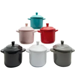 Mini cocotte ronde rouge^Gifi Online