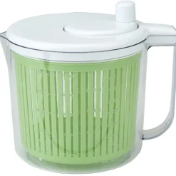 Mini essoreuse à salade vert et blanc^Gifi Discount