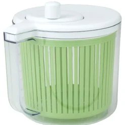 Mini essoreuse à salade vert et blanc^Gifi Discount