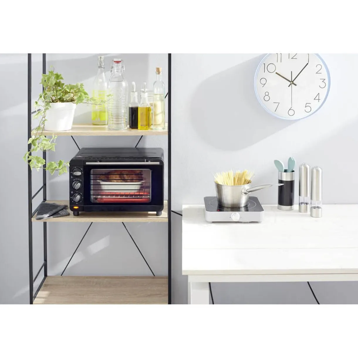 Mini four électrique noir 14 L^Gifi