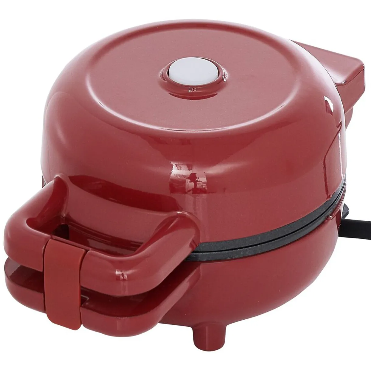 Mini gaufrier rouge 500-600W^Gifi Discount