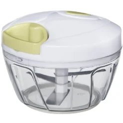 Mini hachoir manuel transparent blanc et vert^Gifi Discount