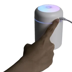Online Gifi Mini humidificateur électrique USB plastique blanc Ø7,8xH11,9cm