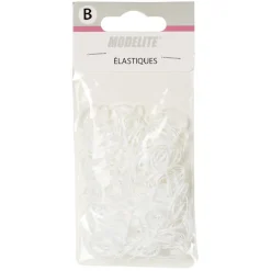 Online Gifi Mini élastique en caoutchouc noir ou blanc x500