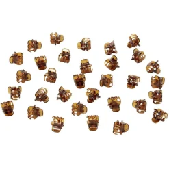 Online Gifi Mini pince plastique marron x32