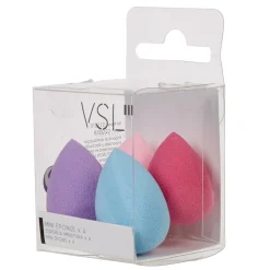 Best Gifi Mini éponge pour visage latex forme oeuf pastel x4