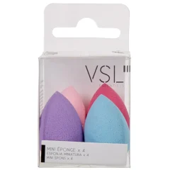 Best Gifi Mini éponge pour visage latex forme oeuf pastel x4