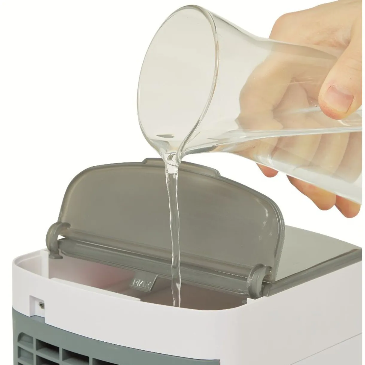 Outlet Gifi Mini rafraîchisseur d'air à LED 600 ml