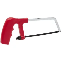 Online Gifi Mini scie à métaux manche plastique rouge