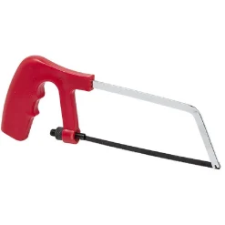 Online Gifi Mini scie à métaux manche plastique rouge