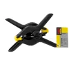 Online Gifi Mini serre joint Suki 100 mm noir et jaune x2