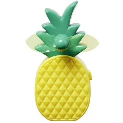 Sale Gifi Mini ventilateur à piles Homday forme ananas jaune et vert