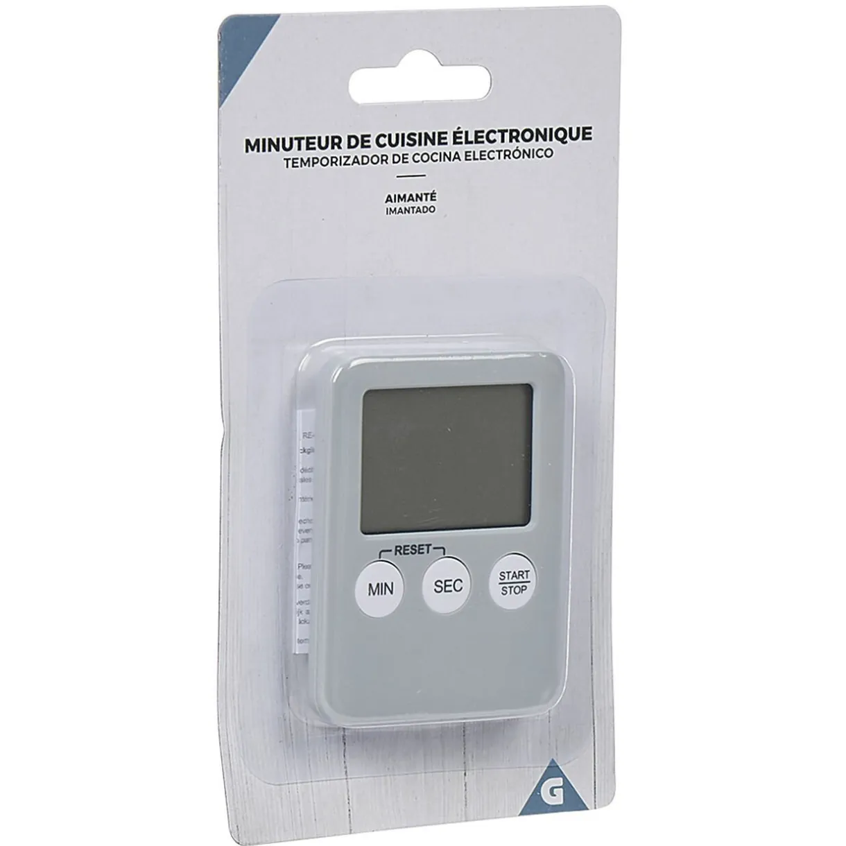 Minuteur de cuisine aimanté affichage électronique^Gifi Online