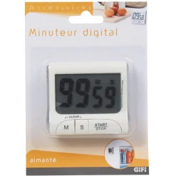 Minuteur digital blanc^Gifi Hot