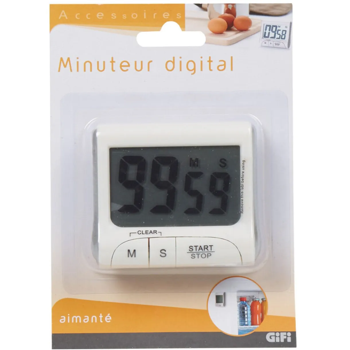 Minuteur digital blanc^Gifi Hot