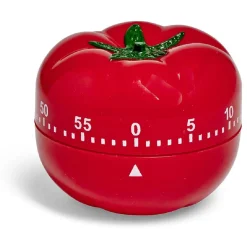 Minuteur forme tomate rouge Ø7xH6cm^Gifi New