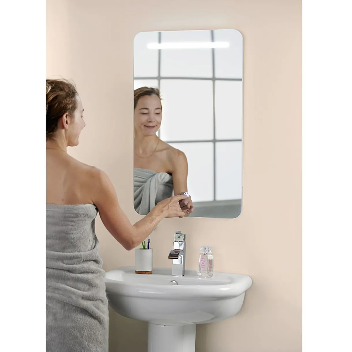 Outlet Gifi Miroir à led sensitif