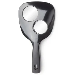 New Gifi Miroir à main double face grossissant plastique noir