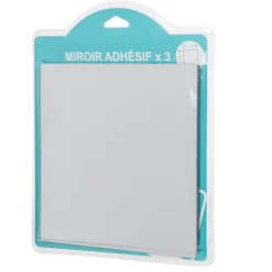 New Gifi Miroir carré adhésif x3
