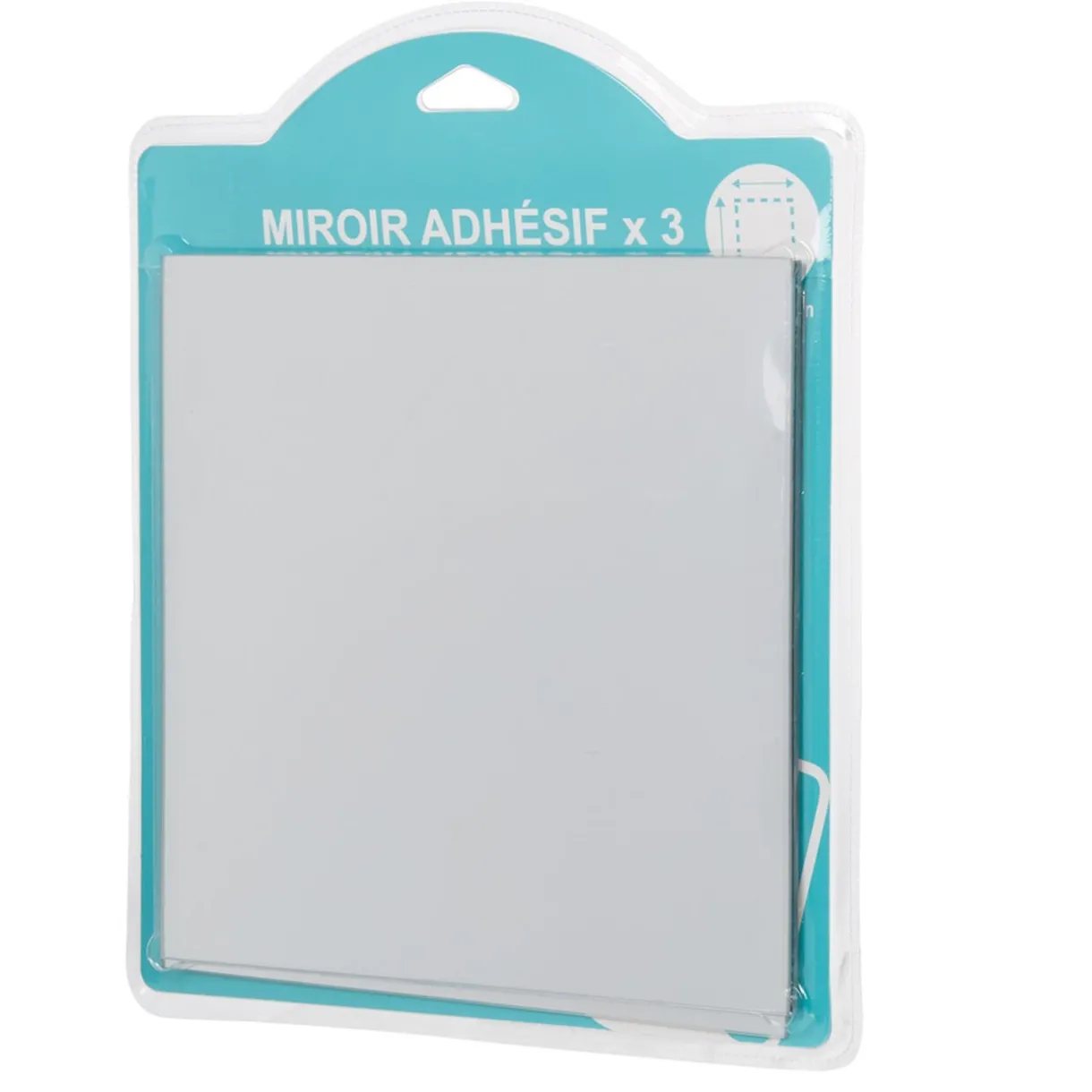 New Gifi Miroir carré adhésif x3