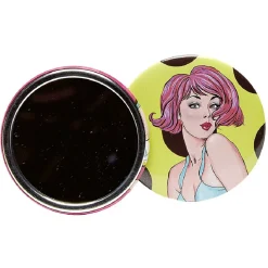 Gifi Miroir de poche jaune