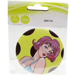 Gifi Miroir de poche jaune
