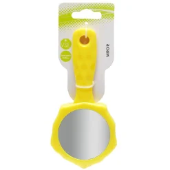 Outlet Gifi Miroir de poche jaune